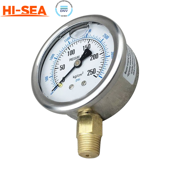 Marine Radical type pressure Gauge